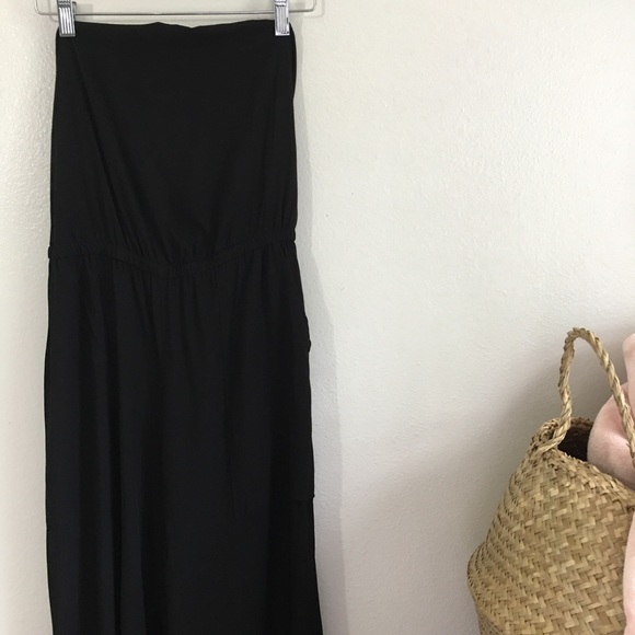 Michael Stars | Strapless Wide Leg Jumpsuit - Picture 2 of 8